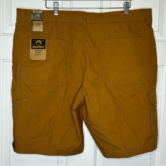 Brahma Ripstop NWT Relaxed Fit Cargo‎ Shorts Mens Size 40 Brown - Picture 5 of 5